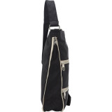 Triple Zip- Expandable Cross Body Bag