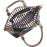 Tara Two-Tone Satchel