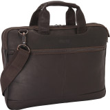 Double Sided Laptop Bag - Colombian Leather