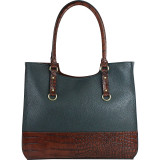 Kimberley Two-Tone Scoop Tote