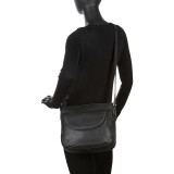 Top Zip Crossbody with Front Pocket