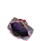 Houndstooth 21" Rolling Duffel Bag