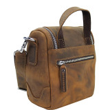 7.5" Leather Satchel Bag