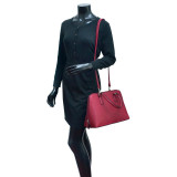 Buffalo Faux Leather Zip-Around Handbag