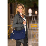 Anti-Theft Welted Medium Double Zip Crossbody - Exclusive