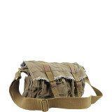 Vintage Style Large Canvas Messenger Bag