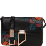 Valerie Geo Patch Shoulder Bag