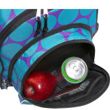 Big Dots Aqua Pack 'n Snack Backpack