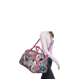 Multi Paisley 21" Rolling Duffel Bag