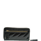 Kiyomi Single Zip Gusseted Clutch Wallet