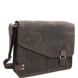 14" Leather Messenger Bag