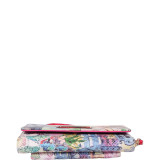 Tulip Girl Print Crossbody Wallet