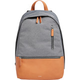 Krøyer Recycled Twill and Leather Backpack