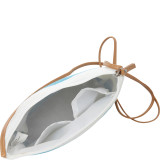 Wide Stripe Paper Straw Crossbody