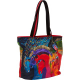 Wild Horses of Fire Shoulder Tote