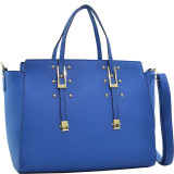 Elegant Buckle Strap Satchel