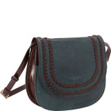 Boho Classic Vintage Leather Saddle Bag