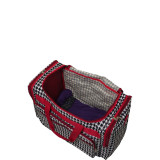 Houndstooth 19" Shoulder Duffle Bag