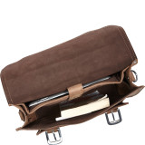 Leather Laptop Messenger Briefcase