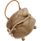 Butterfly Saffiano Dome Satchel