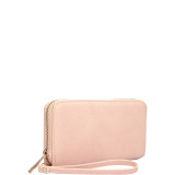 Zip Around Emblem Wallet