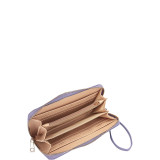 Zip Around Emblem Wallet