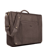 Premium Leather 16" Laptop Messenger