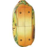 Hand Painted Triple Compartment Convertible Tote