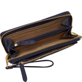 Feature Extra Large Zip Around RFID Blocking Wristlet Wallet
