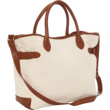 Canvas Geo Printed Tote