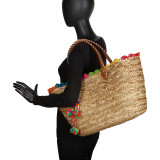 Natural Straw Handbag Tote