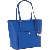 Jet Set Medium Top Zip Snap Pocket Tote