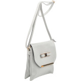Gold-Tone Bow Crossbody Bag