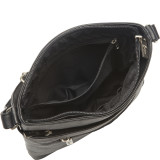 Vaquetta Triple Zip Crossbody Bag