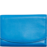 Compact Leather Flap Wallet