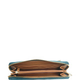 Golf Single Zip Gusseted Clutch Wallet
