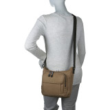 Top Zip Bucket Bag