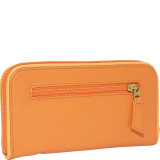 Roomy Zip Clutch Wallet