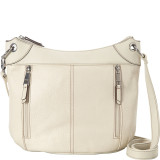 Large Simple Grain Leather Convertible Crossbody