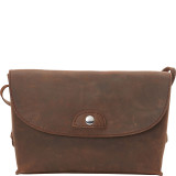 Cowhide Leather Slim Shoulder Bag