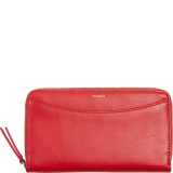 Compact Leather Zip Wallet
