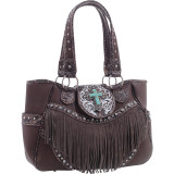 Dakota Western Tote with Fringe