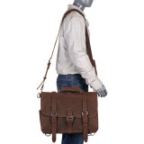 Extra Large Full Leather Briefcase & Backpack