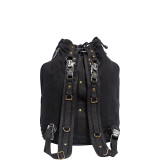 Rock Round Style Canvas Backpack
