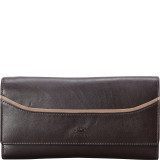 RFID Secure Gemma Trifold Clutch Wallet