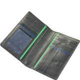 Jaws Leather Tall Checkbook Wallet