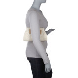 Lurex Paper Straw Bow Clutch/Crossbody