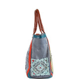 Jodie Blonde Print Shopper Bag