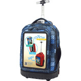 18" Selfie Rolling Backpack w/ Personalized Front Pocket