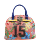 Numeric 15 Print Satchel Bag